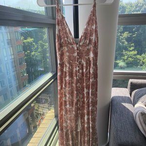 Abercrombie Button-Through Maxi Dress